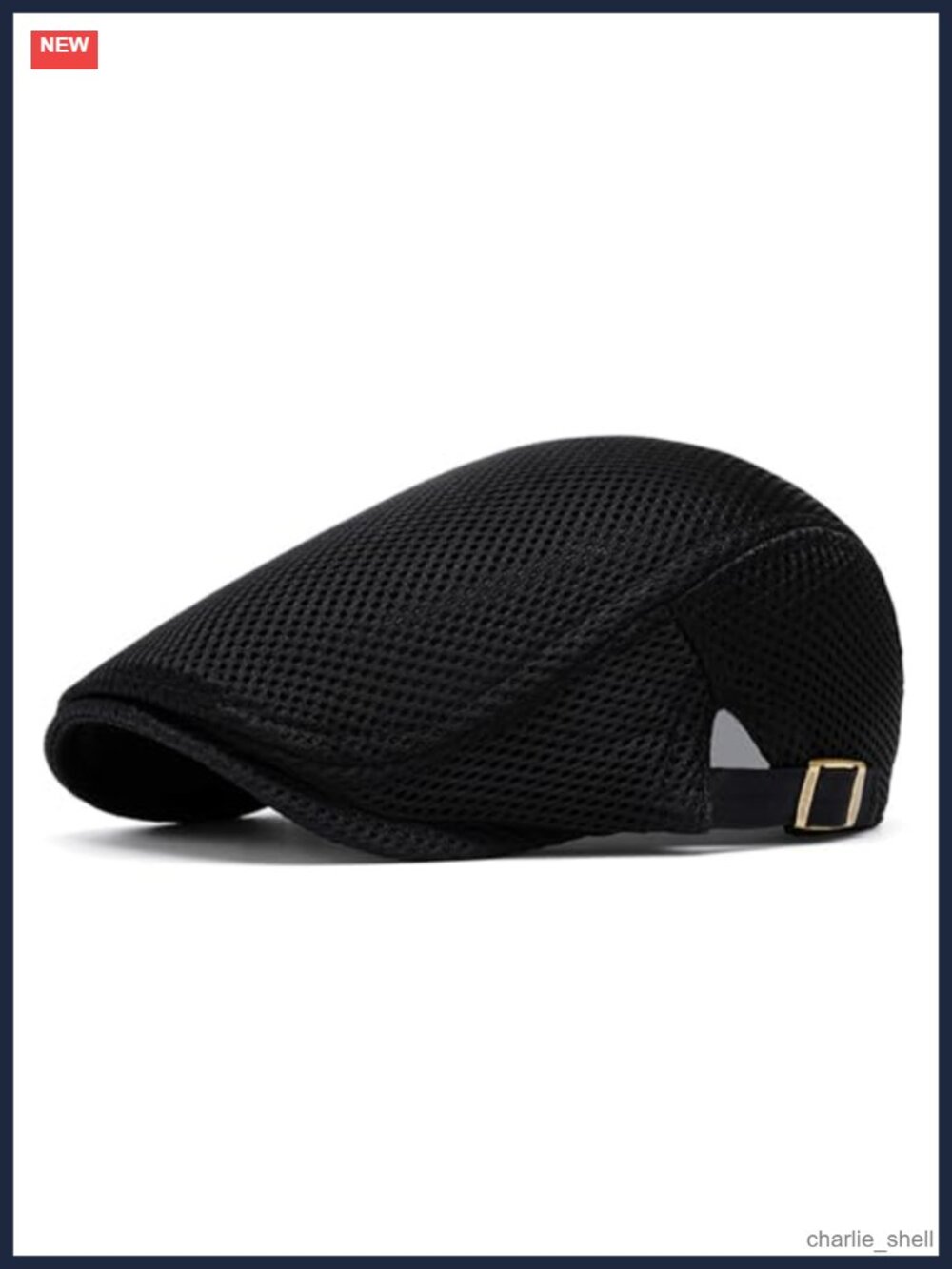 Men's Mesh Flat Ivy Gatsby Newsboy Beret Driving Hat Adjustable Breathable